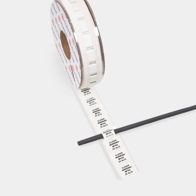 21508610 | Маркер плоский MFSS-2X-8-15/1-W белый, длина маркера 15мм, Ø 8-4мм, 4-10 кв.мм (рулон - 500 шт.), Elegir 