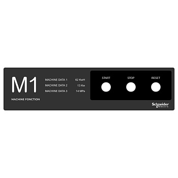 ZBYLEG401001 Трафарет для маркировки, 400x100мм, шаблон, Schneider Electric 