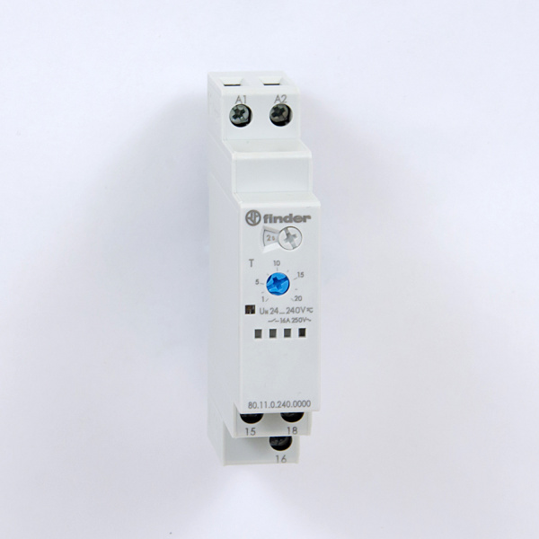 801102400000 | Таймер 80 серии, функция AI, 1 СО, питание 24…240В АС/DC, Finder
