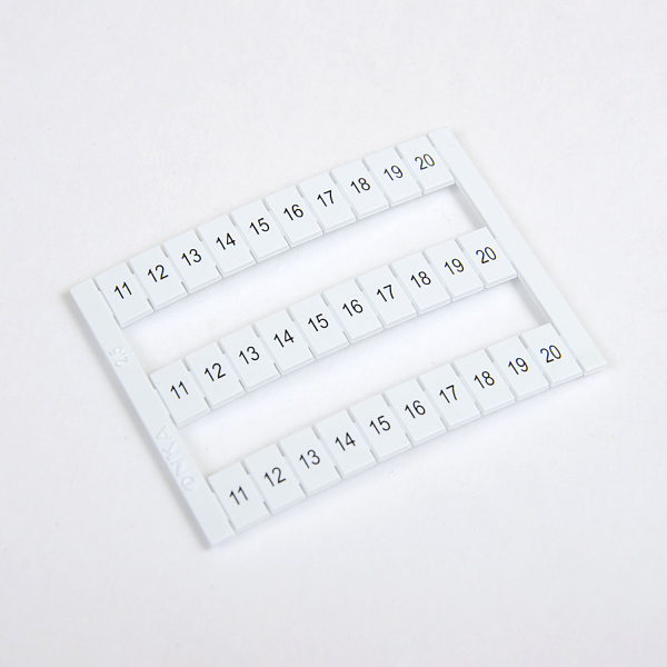 1060378 OD10-2,5 | Горизонт. марк-ка (11-20), для MRK 2,5. MRK 4S. OPK 2,5. OPK 4S. 1 лист - 30 шт., Onka 