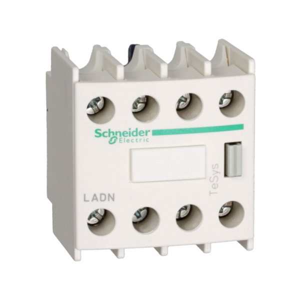 LADN04 | Блок дополнительных контактов, 4 НЗ, фронтальный монтаж, Schneider Electric