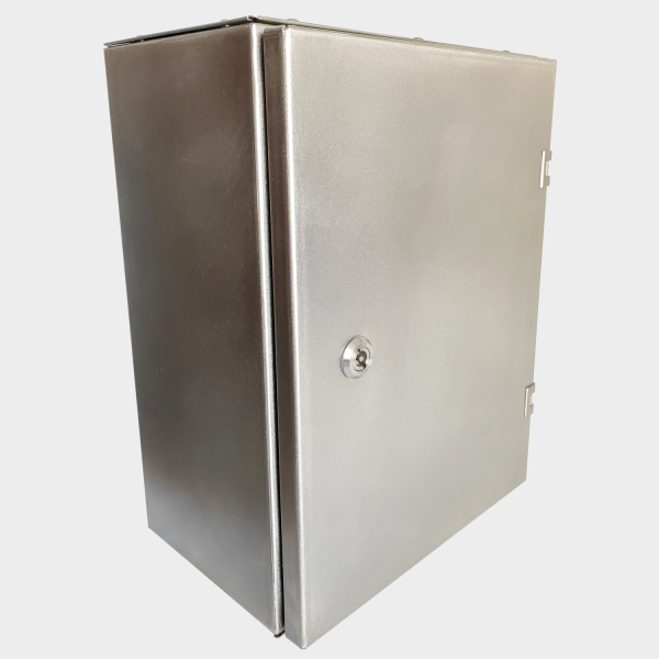 11.040.050.25.К | Настенный шкаф АС из нержавеющей стали с монтажной панелью  Ш:400 В:500 Г:250, МКТ