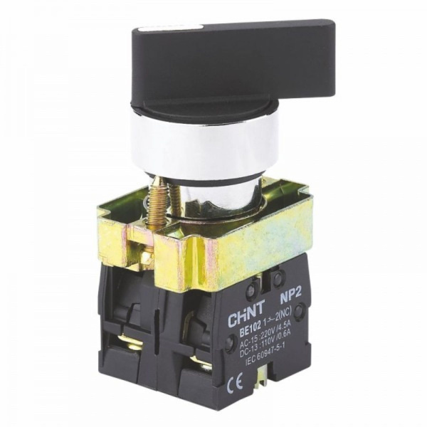 573992 | Переключатель NP2-BJ21, 2 положения, фиксация, 1НО, IP40, Chint