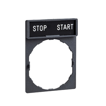 ZBY2366 Этикетка STOP-START, Schneider Electric 