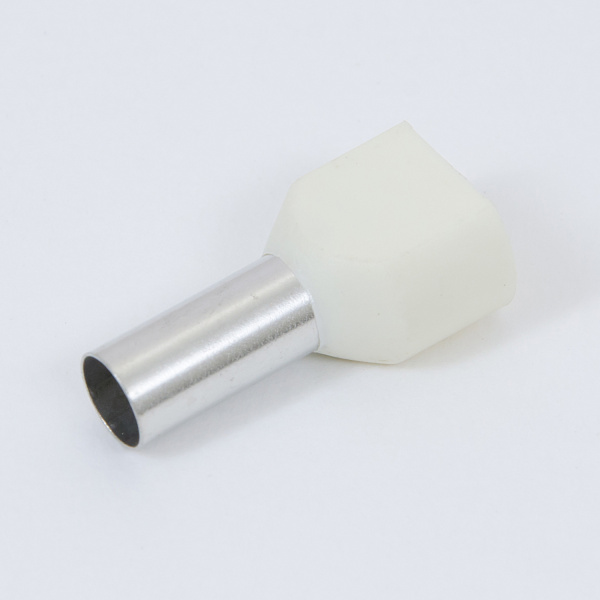 ID H 10/14/26x2 | Наконечник изолированный H 10/14/26,5x2, двойной, бежевый (уп.-100шт.), Clims