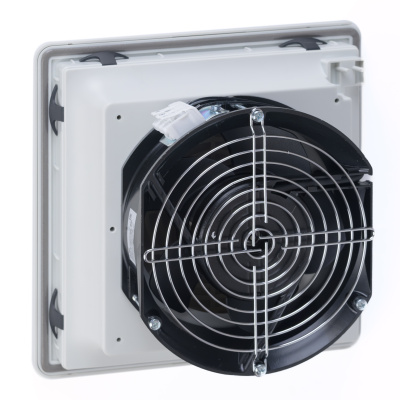 Вентилятор с фильтром 272 м3/ч, 230В AC, Slide 250х250мм, вырез 223x223мм, RAL7035