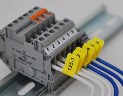 11645151 | Маркировочная наклейка NPP-45х15-Y желтая (рулон 1800 шт.), Elegir 