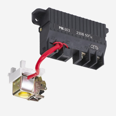 23007DEK | Расцепитель минимального напряжения левый AC 400В ВА-308, Dekraft