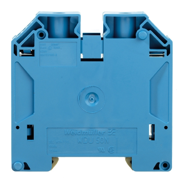  WDU 50N BL | Винтовая клемма 50кв.мм, синяя, WDU 50N BL, (уп.-10шт.), Weidmuller 