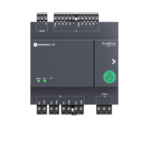 ZR1PB00BD | Интеллектуальное реле SR1; 24 VDC; 12 IO: 8 DI, 4 DO (реле); 1xRS485, Systeme Electric
