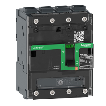 C11N4TM050L | Автоматический выключатель NSXm 100N TM-D 4P4d 50A 50кА Elink, Schneider Electric