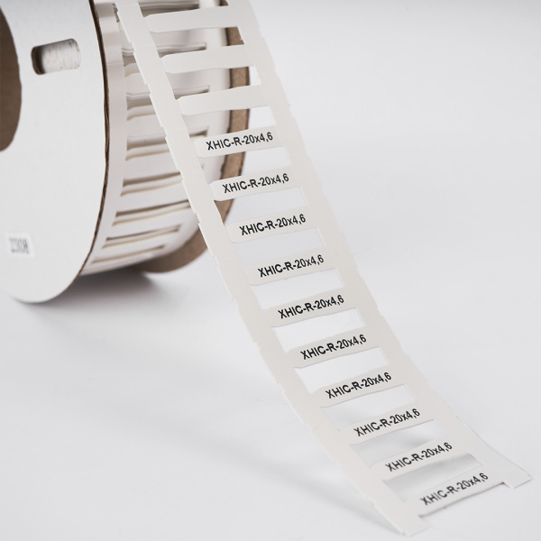 423204602  | Маркер для контейнеров XHIC-R-20-4,6x0,4-W, форма под конус (уп. 1800 шт.), Elegir 