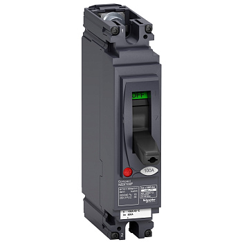 LV438580 | Автоматический выключатель NSX100N TM-D 1P1d 100A 50кА, Schneider Electric