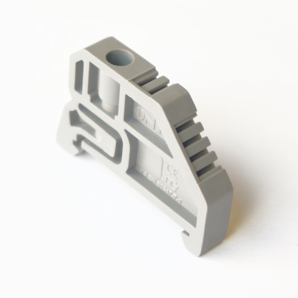 1060014 | EB 35/3 | Упор на DIN-рейку MR 35, с винтом, (серый), 1222, Onka