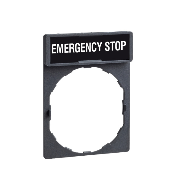 ZBY2330 Этикетка EMERGENCY STOP, Schneider Electric 