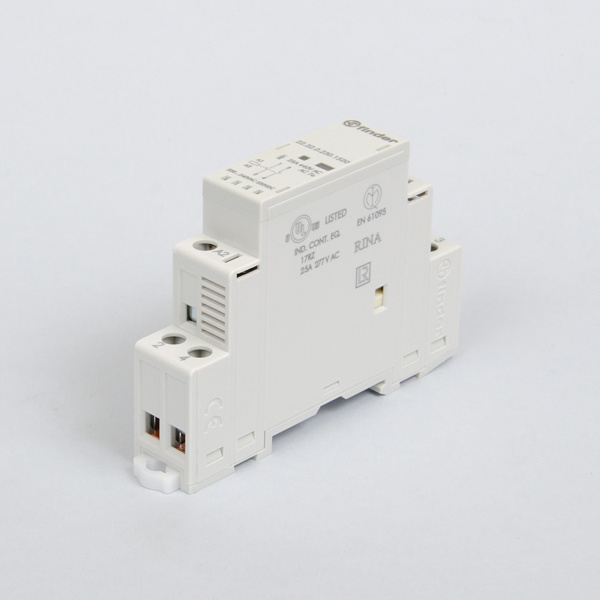 223202301520 | Контактор, 1НО+1НЗ, 25 А, 230В AC/DC, мех.индикатор + LED, AgNi, Finder