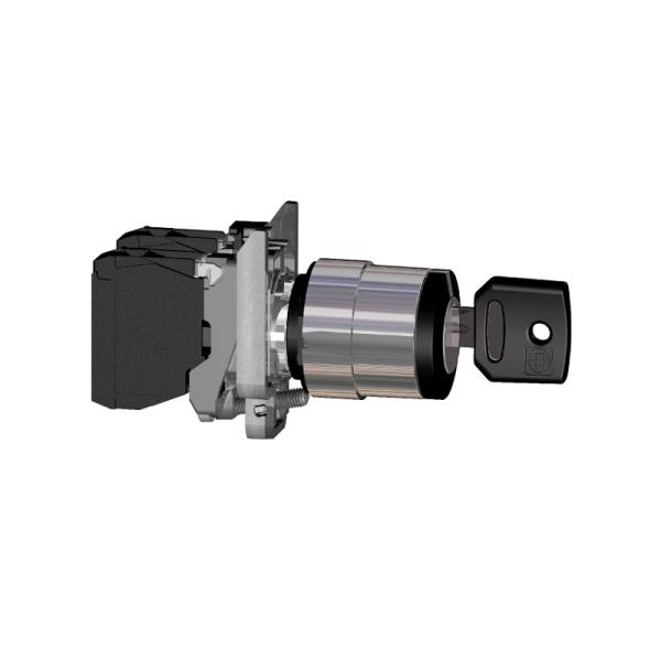 XB4BG41 | Переключатель с ключом 2 положения с фиксацией, 1НО, Schneider Electric