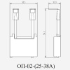 22203DEK | Ограничитель перенапряжения контакторов КМ-102 (25-38А) 110-240В_AC ОП-02, Dekraft