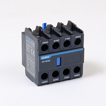 938251 | Приставка дополнительные контакты AX-3X/22 к Контактору NXC-06~630, Chint