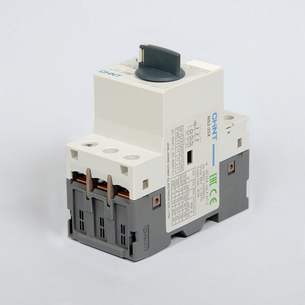 Автоматический выключатель защиты двигателя NS2-25X 20-25А с поворотной ручкой, Chint, ch495189