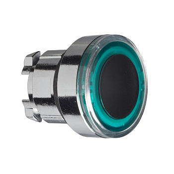 ZB4BW933 | Головка кнопки с подсветкой, зелёное кольцо, Schneider Electric