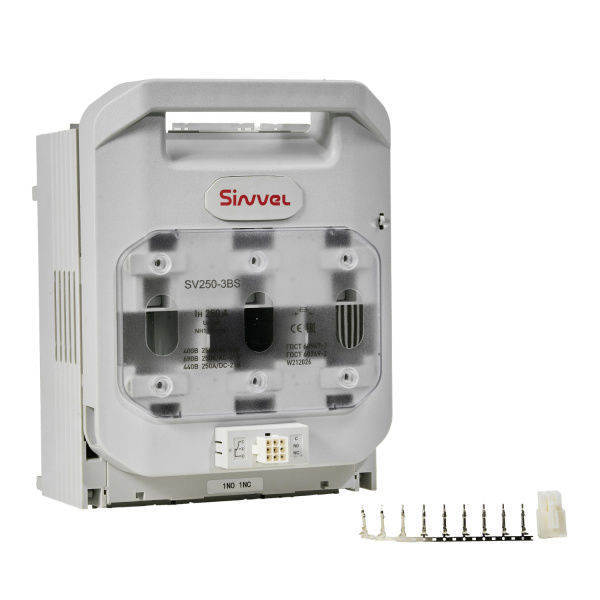 SV250-3BS | Горизонтальный ПВР, 250 A, NH1, 3P, монтаж на шины, Sinvel 