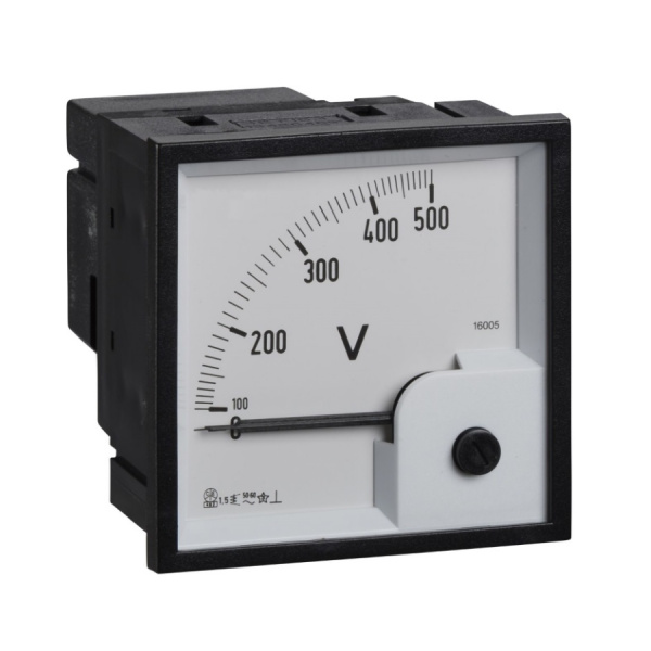 16005RU | Щитовой вольтметр 72х72 мм, Schneider Electric