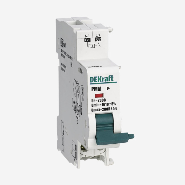 18102DEK | Расцепитель независимый с дополнительным контактом 220В для ВА-101 нов., Dekraft