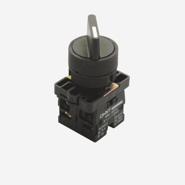 575422 | Переключатель NP2-ED23, 2 положения фиксацией, 2НО, IP40, Chint