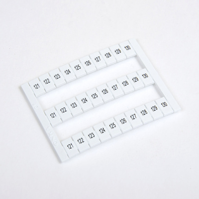 1060389 | Горизонт. марк-ка (121-130), для MRK 2,5. MRK 4S. OPK 2,5. OPK 4S. 1 лист - 30 шт., Onka 