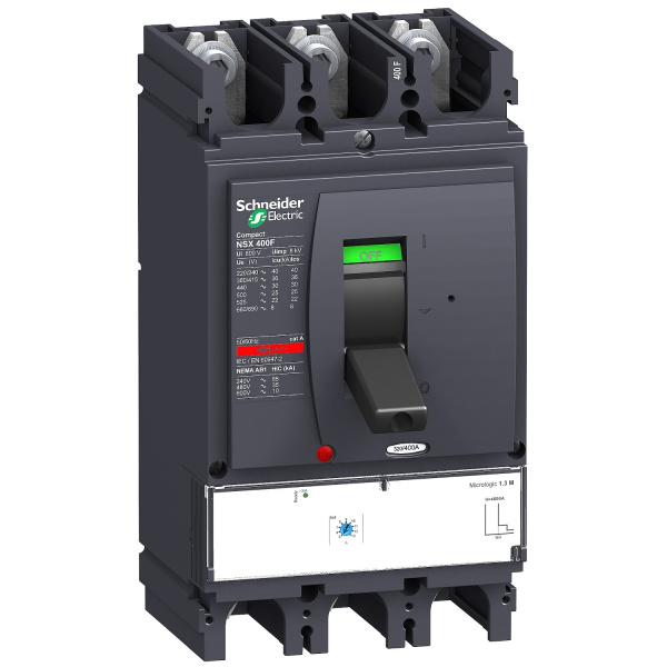LV432949 | Автоматический выключатель NSX630N Micrologic 1.3M 3P3d 500A 50кА, Schneider Electric