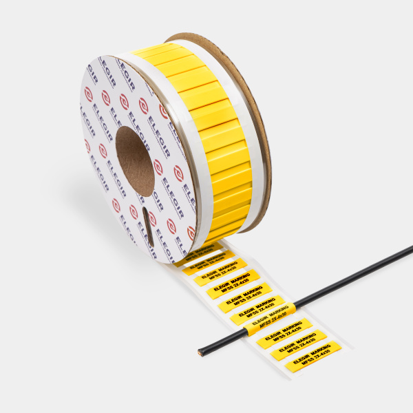 21504311  | Маркер плоский MFSS-2X-4-30/1-Y желтый (уп. 900 шт.), Elegir 