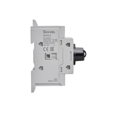 SDP80-3 | Выключатель-разъединитель, 80 А, 3Р, ручка прямого монтажа с блокировкой, Sinvel