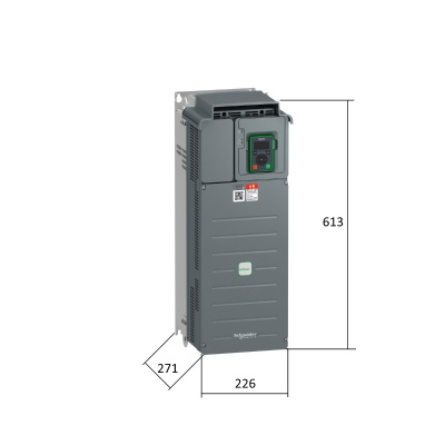 ATV610D30N4 | Преобразователь частоты, серия ATV610, 22/30 кВт, 46,3/61,5 А, перегрузка 150/110 %, 380 В, Schneider Electric