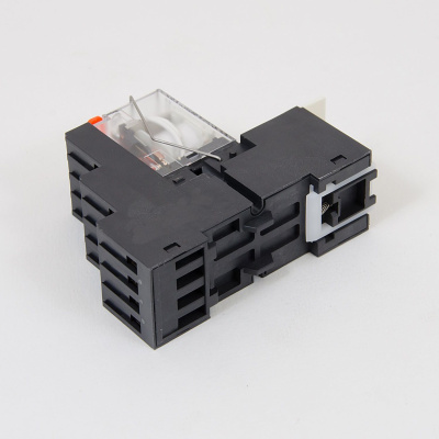 HF18-110AC-4 | Комплект реле: колодка винт;пластиковая клипса;маркер + реле Hongfa 4CO 6A; AgNi; катушка 110B AC