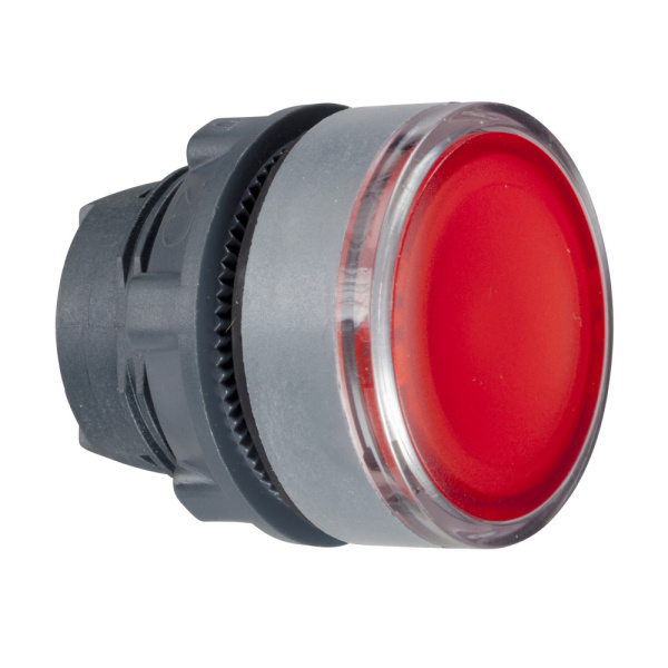 ZB5AA48C0 | Головка кнопки, красная, для вставки маркировки, С0, Schneider Electric