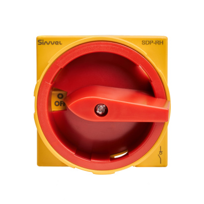 SDP-RH | Выносная ручка на дверь, красно-желтая, IP65, Sinvel