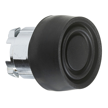 ZB4BP2S | Головка кнопки, силиконовый колпачок, чёрная, Schneider Electric