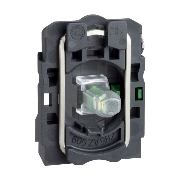 ZB5AW0B11 | Корпус кнопки с подсветкой, 24В AC/DC, белая, 1НО, Schneider Electric