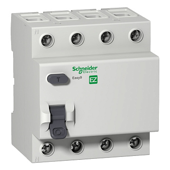 EZ9R64463 | УЗО, серия Easy9, 3p+N, 63А, 300мА, тип AC, Schneider Electric