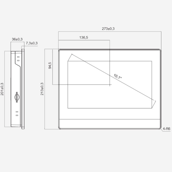 HMISGU101P | Графическая панель оператора 10,1", Systeme Electric
