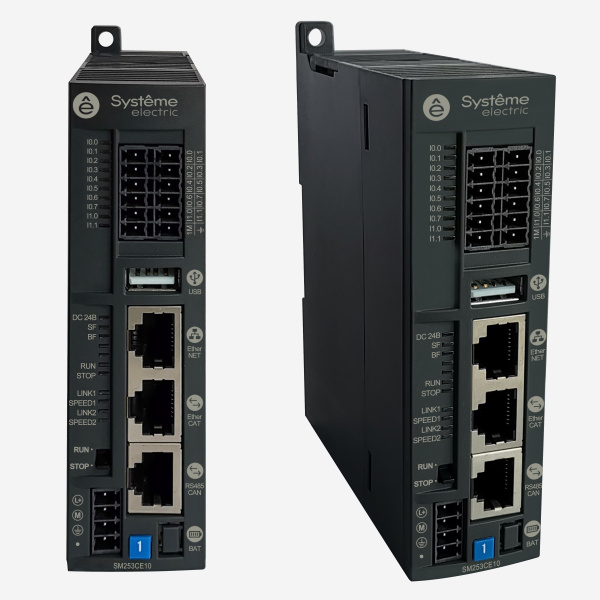 SM253CE10 | Контроллер, 10DI, 6HSI, 1 Ethernet, 1 EtherCAT, CANopen/RS485 Modbus OPCUAServer Codesys3.5SP18, Systeme Electric