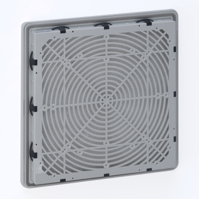 Выпускная решетка Slide 320х320мм, вырез 291х291мм, RAL7035