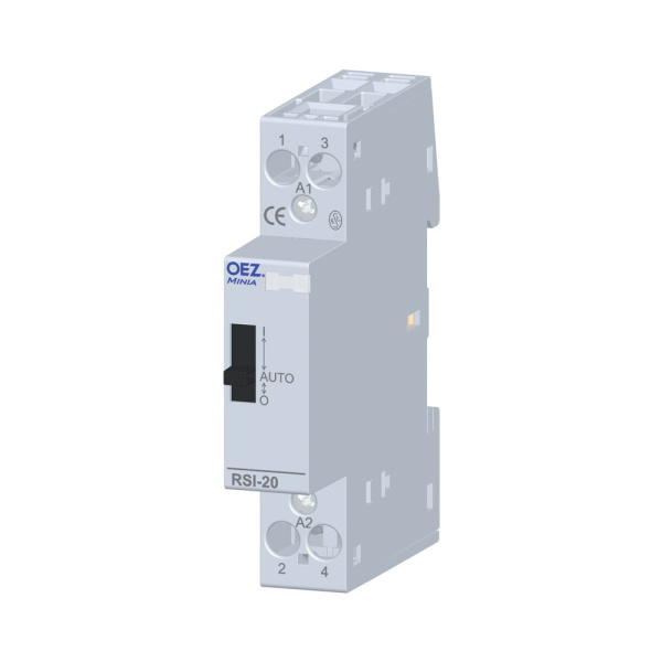 OEZ:36644 | Модульный контактор, серия RSI, 1НО, 1НЗ, 20А, управление 24В AC, OEZ