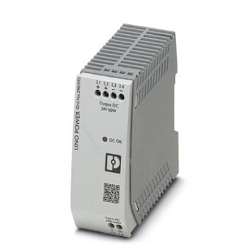 PC2902992 | Блок питания, серия UNO, 24В DC, 2,5A, 60Вт, Phoenix Contact