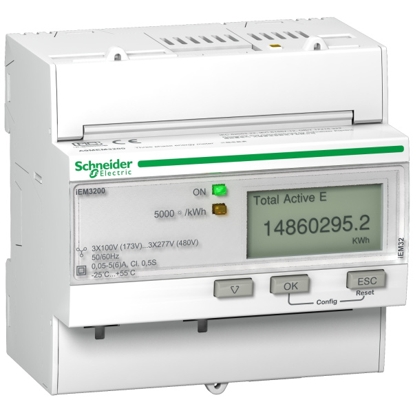 A9MEM3200R | Счетчик электроэнергии iEM3200, Schneider Electric