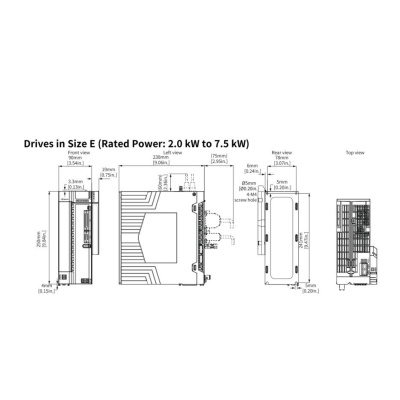 Сервопреобразователь SV680P, 220В, 18А, STO, функц. безопасность