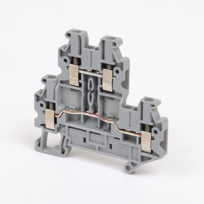 3044636 | UTTB 2,5 | Проходная клемма 2-х ярусная UTTB 0,14…4мм², 24 А винтовой зажим, Phoenix Contact 
