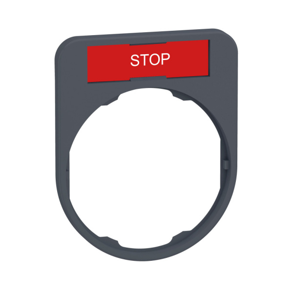 ZBYF2304C0 | Держатель маркировки, STOP, C0, Schneider Electric