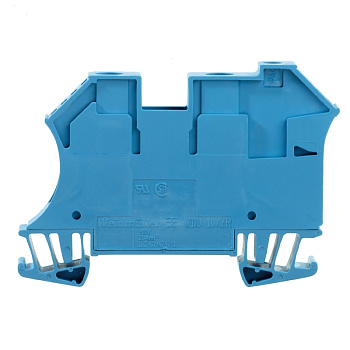  WDU 10/ZR BL | Проходная клемма WDU 10/ZR BL, Weidmuller 